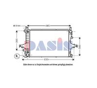 Wasserkühler Motorkühler Kühlrippen gelötet para Volvo V70 II SW 2.4 D5