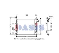 Wasserkühler Motorkühler Kühlrippen Soldadas para Ford KA RB_ 1.3i