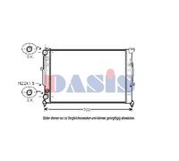 Wasserkühler Motorkühler Mecanico Para Audi A4 8D2 B5 1.6 EISENFELS 22362213