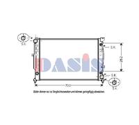 Wasserkühler Motorkühler Mecanico para Audi A6 4B C5 2.4 EISENFELS 22362203
