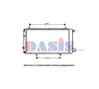 Wasserkühler Motorkühler Mecanico Unido para Citroën C15 VD-_ 1.8 D