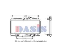 Wasserkühler Motorkühler para Honda Accord VI CK CG CH CF8 1.8i EISENFELS