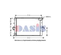 Wasserkühler Motorkühler Refrigerador ROVER 75 2.0 V6 para EISENFELS