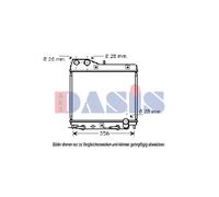 Wasserkühler Radiador para Honda Jazz II GD GE3 GE2 1.3 iDSi EISENFELS