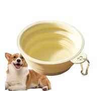 Wassernapf für Hunde - Trinknapf für Hunde, Wasserfütterung, faltbare, erweiterbare Becherschale | Silikon-Becherschale für die Wasserfütterung, sichere Tierfutter-Wasserschale, praktisch für Camping