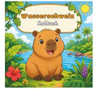 Wasserschwein-Malbuch: 117 niedliche Capybara-Motive zum Ausmalen für Kinder und Erwachsene - Ein Kawaii-Ausmalbuch zur Entspannung und zum Stressabbau