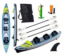 Wassersport TAHE BREEZE Full HP 3 - Kayak inflable para 3 personas, 480 cm, 3 remos, 19 kg, capacidad de carga de 250 kg