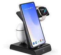 Wasserstein Cargador 3 en 1 Google Pixel para dispositivos Fitbit, Google Pixel, Pixel Buds y USB-C. Carga dispositivos Fitbit y USB-C juntos
