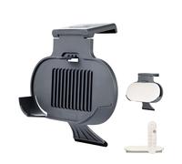 Wasserstein Soporte de TV para Google TV Streamer 4K - Soporte de clip para Google TV Streaming Box (carbón) - Hecho para Google