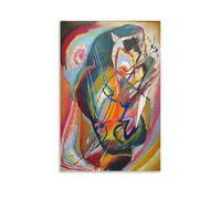 Wassily Kandinsky Print - Póster de improvisación sin título Iii, lienzo para decoración de pared, impresiones artísticas en obras de arte modernas para sala de estar, baño, dormitorio, hogar, 20 x 30