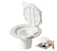 Waste Pipe Filter - Closing Mechanism, Durable Silicone Component, Leak Proof Barrier | Practical Sanitation Accessory, Designed for Stopping Sewer Gas Drainage Blockage Clean Air Quality