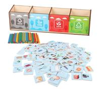 Waste Sorting Game, Early Education Toy, Multifunctional Interactive Play Set, Educational and Child-Friendly Materials, Ideal for Kids Learning, Classroom, Home Activity, Playtime