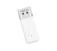 WASTEBIN Adaptador USB compatible con Bluetooth, receptor, transmisor, extensor de 1 a 2, adaptador divisor para portátiles y gamepad