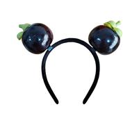 WASTEBIN Diadema creativa de doble cabeza con frutas y verduras para niños, adolescentes y adultos amantes de la moda para fiestas y reuniones