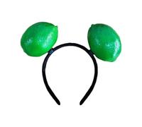 WASTEBIN Diadema creativa de doble cabeza con frutas y verduras para niños, adolescentes y adultos amantes de la moda para fiestas y reuniones