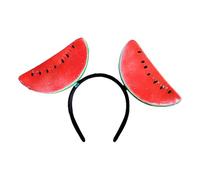 WASTEBIN Diadema creativa de doble cabeza con frutas y verduras para niños, adolescentes y adultos amantes de la moda para fiestas y reuniones