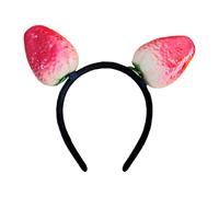 WASTEBIN Diadema creativa de doble cabeza con frutas y verduras para niños, adolescentes y adultos amantes de la moda para fiestas y reuniones