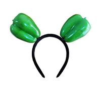 WASTEBIN Diadema creativa de doble cabeza con frutas y verduras para niños, adolescentes y adultos amantes de la moda para fiestas y reuniones