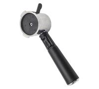 WASTEBIN Soporte para cápsulas de café de 51 mm con portafiltro ergonómico para preparar sin esfuerzo en casa o en el trabajo, plateado y negro, 1 unidad