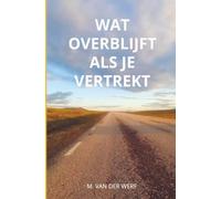Wat overblijft als je vertrekt: Mark van der Werf, geboren in 1980 in Rotterdam, maakt met Wat overblijft als je vertrekt zijn debuut als romanschrijver. Eerder schreef hij Een reis