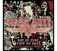 Watain - Die In Fire - Live In Hell (2 LP Amarillo) [Vinilo]