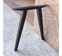 WATAOW Patas de Mesa de Metal 1 Pieza｜Altura 72cm｜Patas de Tubo Cuadrado Cónico｜con Almohadillas Antideslizantes｜para Mesa de Comedor/Escritorio/Banco de Trabajo(Negro,70x72cm/28x28in)
