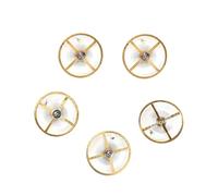 Watch Balance Wheel with Full Swing Hairspring Replacement for 8205 Movement, Alloy Watch Repair Parts Kit with Plastic Storage Box for Professional Watchmakers