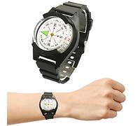 Watch Band Compass - Multifuncional Adventures Brújula, Reloj deportivo con bussin integrado | Hebillas de pulsera Paracord con bisel giratorio, brújula ligera para actividades de navegación