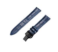 Watch_Band Correa de reloj de cuero genuino con hebilla de acero Watch_Band de bambú primera capa de vaca, 24MM_ROSE GOLD, Acetato, No es una piedra preciosa