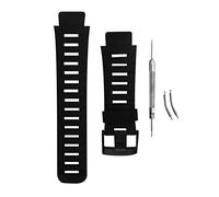 Watch Bands Premium Silicone Rubber Replacement Straps Black Core Strap One Size Rubber Band Buckle Adapter for SUUNTO X LANDER Replacement Watch Bands