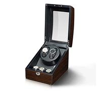 Watch Display Box Automatic Watch Winder Box For Man/Woman' S Watches Watch Display Case Withquiet Motor Flexible Watch Pillow Wood Shell Piano Paint Exterior2+3(2+3