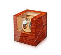 Watch Display Box Watch Winder Automatic Watch Winder Box For 2/4 Watches Withquiet Motors Flexible Watch Pillow Wood Shell Piano Finish Fit Lady and Man Watches4+0(2+0