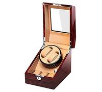 Watch Display Box Watch Winder For Automatic Watches, with Extra Watch Storages, Wood Shell Piano Finish, Silent Motor, Flexible Watch Pillowe-8+9(C-2+3