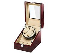Watch Display Box Watch Winder For Automatic Watches, with Extra Watch Storages, Wood Shell Piano Finish, Silent Motor, Flexible Watch Pillowe-8+9(E-2+3