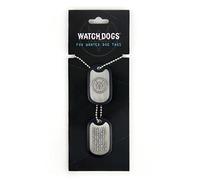Watch Dogs - Set de 2 Placas para Perros en una Cadena de Bolas de 60 cm (Gaya GE2070)