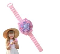 Watch Fan - Creative Cartoon Watch Fan | Personal Stylish Handsfree Air Cooler Cooler Cooling Tool | Portable USB Rechargeable Fùan For Kids Boys Girls Students | Ideal for Indoor Outdoor Travel Home