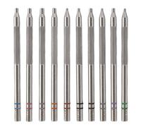 Watch Hand Presser, Stainless Steel Precision Watch Hand Pusher Set with 10 Pieces for Accuracy Adjustment Maintenance and Professional Use