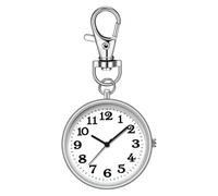 Watch Keychain - Kompakte Rund Taschenuhr Schlüsselanhänger, Exquisite Clip On Mini Uhr, Robuster Taschenanhänger Zeitanzeige Accessoire | Modisches Praktisches Geschenk Für Backpack Tasche Familie Fr
