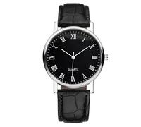 Watch Masculino - Classic Mens Wattch | Correa de correa deportiva Campos ANALOGÍA | Elección de cronografía LUMINADOR LUMINADOR METAL-Metal | Multifunción Clásica para senderismo de 1,57