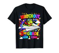 Watch out 2nd Grade Here I Come Dinosaur Back To School Camiseta