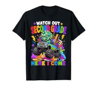 Watch out 2nd Grade Here I Come Dinosaur Back To School Kids Camiseta