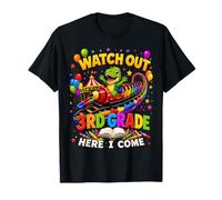 Watch out 3rd Grade Here I Come Dino Back to School Boys Camiseta