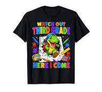 Watch out 3rd Grade Here I Come Dinosaur Back To School Kids Camiseta