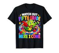 Watch out 5th Grade Here I Come Dinosaur Back To School Kids Camiseta
