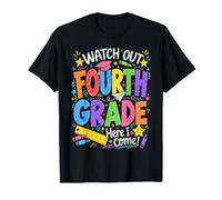 Watch out Fourth Grade Here I Come 4th Grader Back To School Camiseta