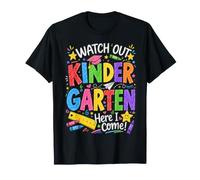 Watch out Kindergarten Here I Come Back To School Camiseta