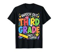 Watch out Third Grade Here I Come 3rd Grader Back To School Camiseta