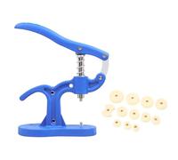 Watch Press Tool Set, 17x8x15cm, PP And Metal Construction, 12 Moulds Included, Back Case Closer For Watches, Anti-Slip Nylon Accessories, Compact Paper Box Packaging, 450g, Professional Watch Repair