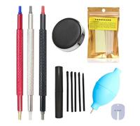 Watch Repair Kit, Wristwatch Maintenance Tools, Electronics Care Set, Precision Instruments Portable Design Ideal para uso doméstico y profesional, 7,87 x 5,12 x 5,51 pulgadas