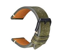 Watch Strap,Luxury Handmade Watch Strap Quick Release Accessories Bracelet 20mm 21mm 22mm Vintage Leather Watch Band Leisurely (Band Color : Cognac B Buckle, Band Width : 23mm)(Green B Buckle,21mm)